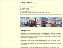 Tablet Screenshot of oringsupplier.com